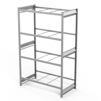 Стеллаж грузовой СГ Ультра (2500х1500х500) 4 яруса, без настила, для шин, дисков, колес HV Market