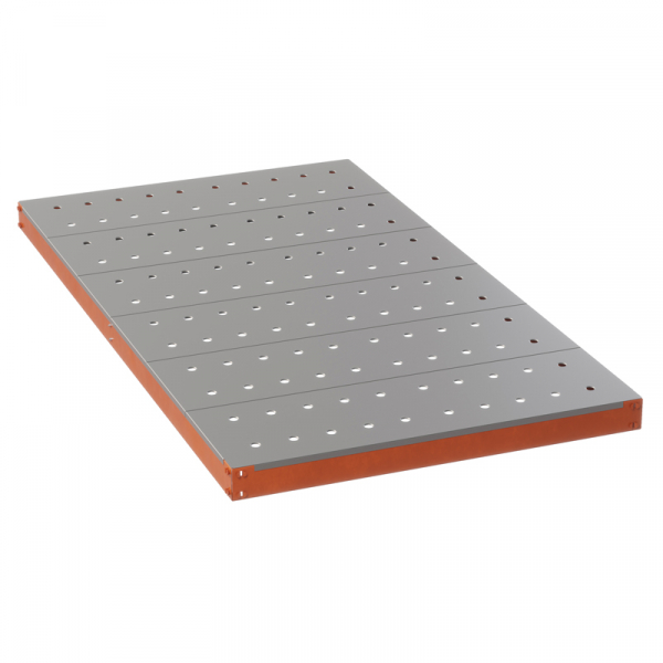 Ярус стеллажа Профи Т, металлический перфорированный настил с усилением (1845х500 мм)
