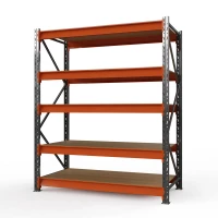 Стеллаж металлический ОПТИМА, 2500х1530х785 мм. Полки: 5 шт. фанера HV Market