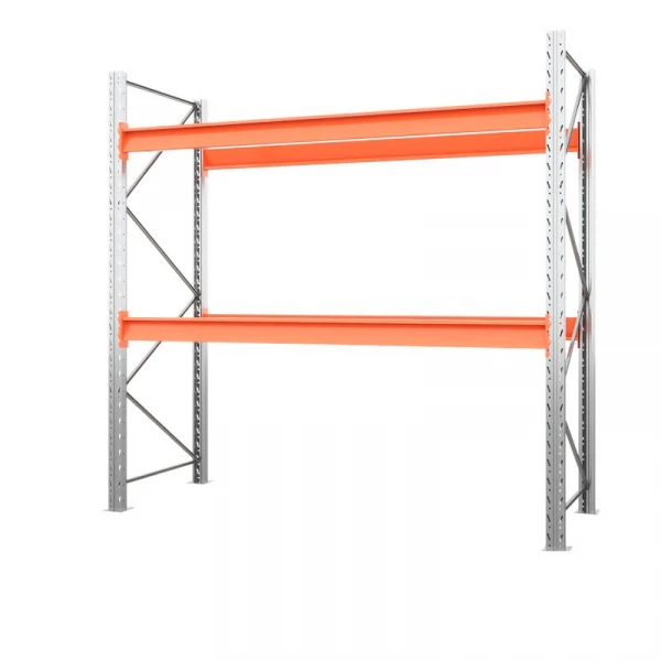 Стеллаж металлический паллетный 2500х2700х1100 мм (85.1.5). Ярусы: пол+2 HV Market