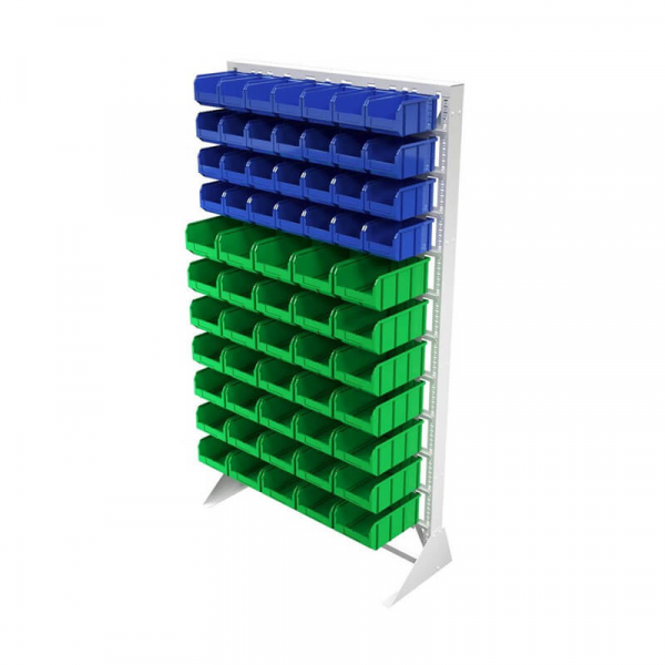 Стойка 1150х2000 односторонняя В1-00-04-07 (синий/зеленый) HV Market