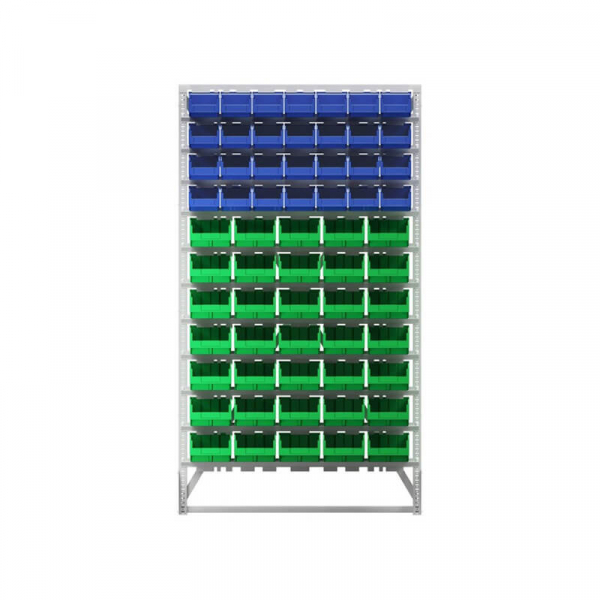 Стойка 1150х2000 односторонняя В1-00-04-07 (синий/зеленый) HV Market