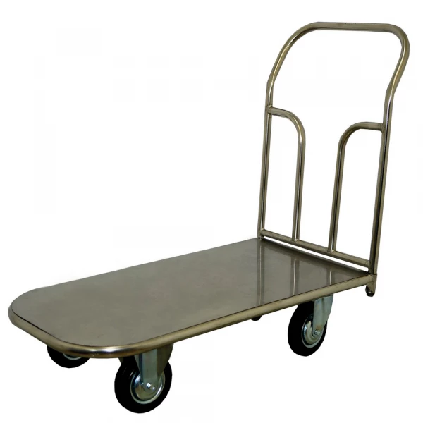 Тележка платформенная из нержавеющей стали ТП НЖ 2 (600х900) без колес HV Market