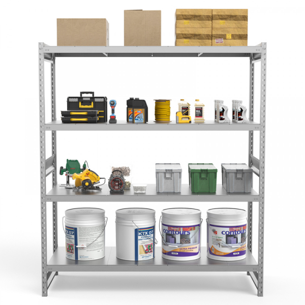 Стеллаж грузовой СГ Ультра (2500х1800х1000) 4 яруса, цинк HV Market