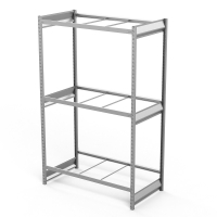 Стеллаж грузовой СГ Ультра (3000х1200х1000 мм) 5 ярусов, цинк HV Market