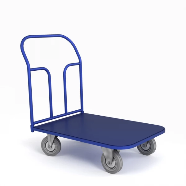 Тележка платформенная ТП 5 (700х1200) г/п 450 кг.160 серая резина HV Market