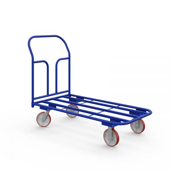 Тележка платформенная каркасная ТК 4 (600х1200) г/п 500 кг.150 чугун/полиуретан HV Market
