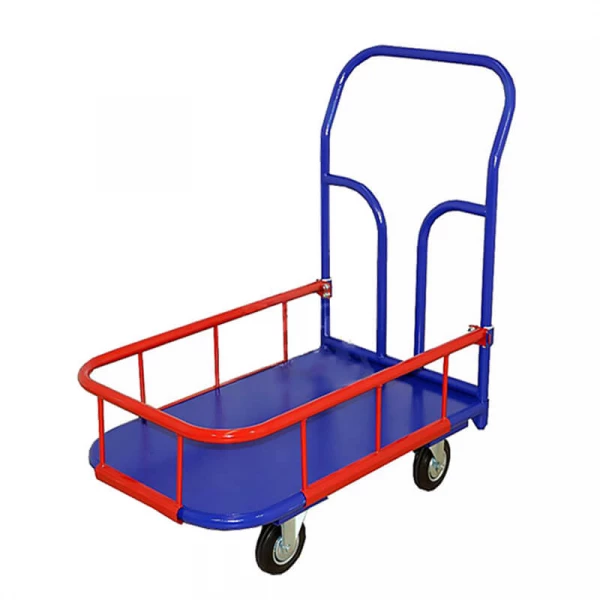 Тележка платформенная с бортиком 150 мм.ТПБ 2 (600х900) г/п 550 кг.200 черная резина HV Market