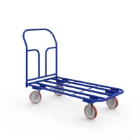 Тележка платформенная каркасная ТК 4 (600х1200) г/п 500 кг.200 чугун/полиуретан HV Market