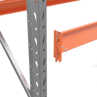 Секция приставная стеллажа металлического паллетного 2000х2700х1100 мм (70.1.5). Ярусы: пол+1 HV Market