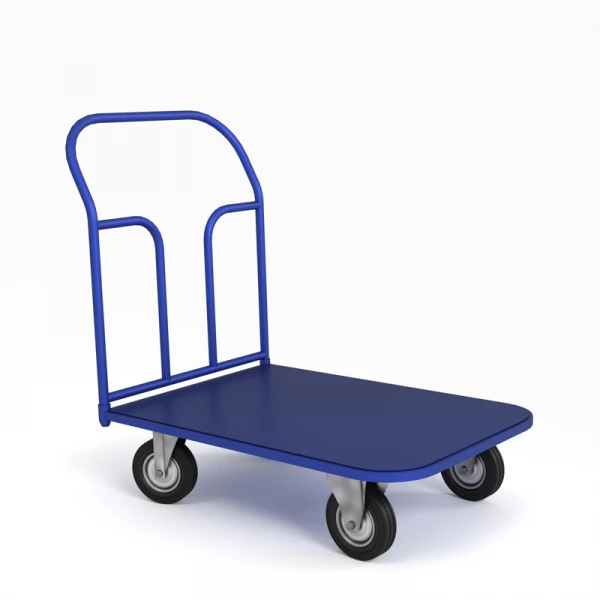 Тележка платформенная ТП 5 (700х1200) г/п 450 кг.160 черная резина HV Market