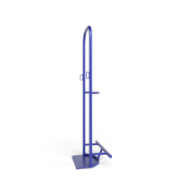 Тележка для перевозки одного пропанового баллона ПР 1 г/п 100 кг. без колес HV Market