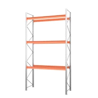 Стеллаж металлический паллетный 4500х2700х1100 мм. Ярусы: пол+3 HV Market