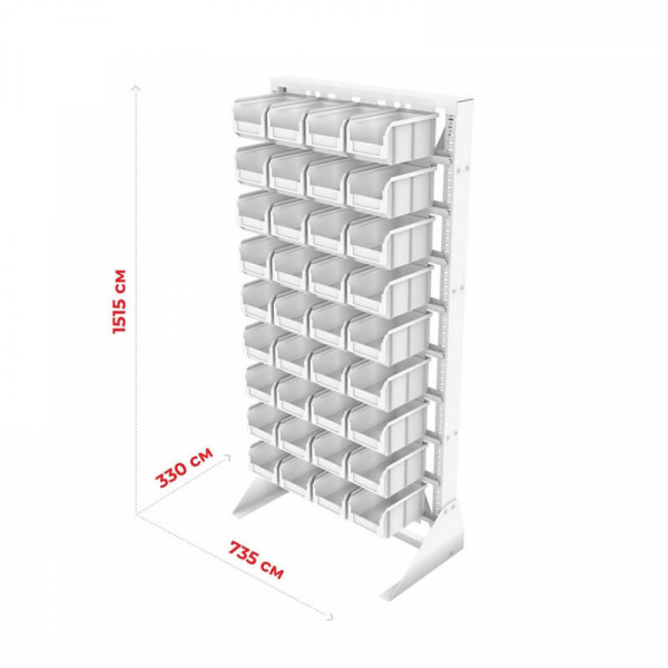 Стойка 735х1500 односторонняя А1-00-09-00 (синий)
