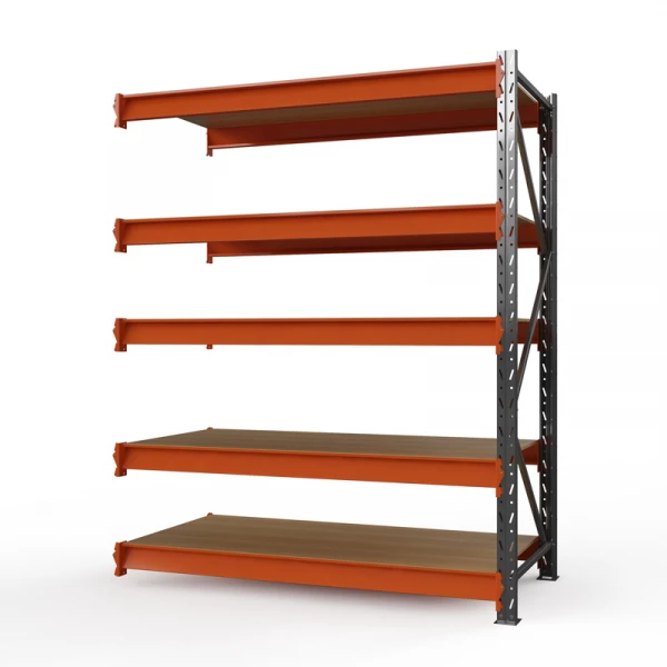 Секция приставная стеллажа металлического ОПТИМА, 2500х2500х785 мм. Полки: 5 шт. фанера HV Market