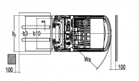 Электрический вилочный погрузчик FE3D20N Duplex mast (Свинц-кислот 630Ач, FFL, В-3000мм) HV Market