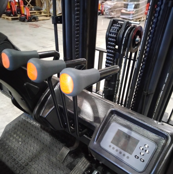 Электрический вилочный погрузчик FE4P16QC Duplex mast (Литий 206Ач, В-3600мм) HV Market