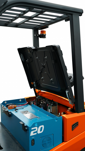 Электрический вилочный погрузчик FE4P16QC Duplex mast (Литий 412Ач, В-3600мм) HV Market