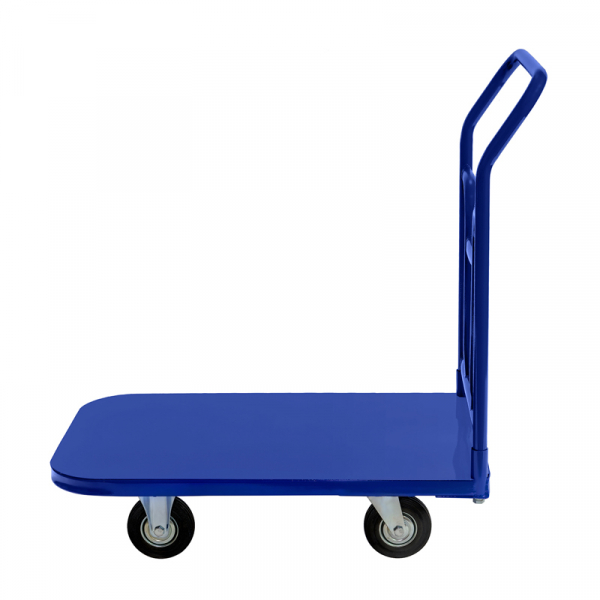 Тележка платформенная ТПТ (г/п 300 кг, 800x500 мм, колеса черная резина 125 мм) HV Market