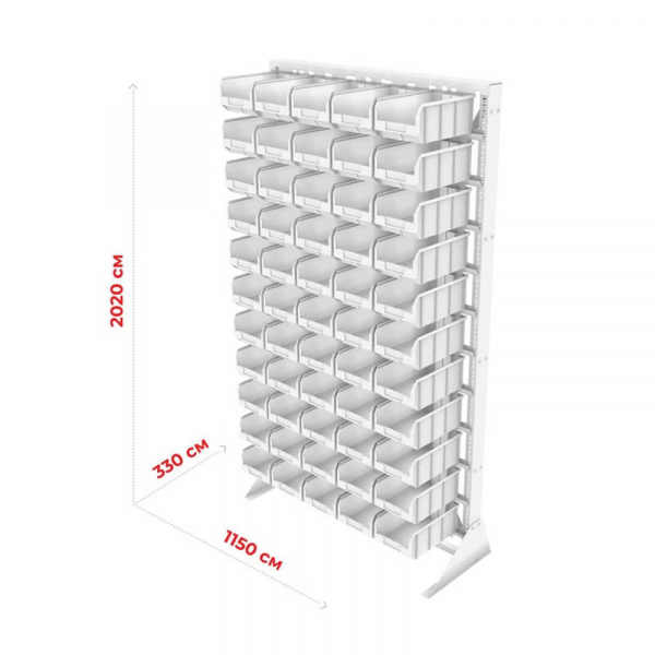 Стойка 1150х2000 односторонняя В1-00-00-11 (зеленый)