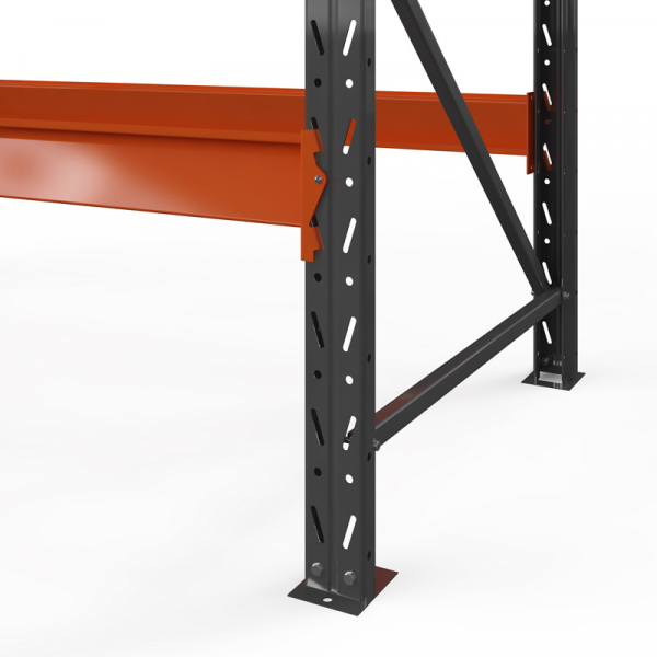 Стеллаж металлический ОПТИМА, 2000х1250х785 мм. Полки: 2 шт. без настила HV Market