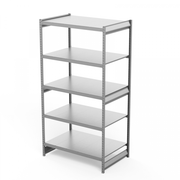 Стеллаж грузовой СГ Ультра (2000х1800х1000) 5 ярусов, цинк HV Market