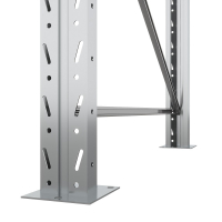 Секция приставная стеллажа металлического паллетного 2000х1800х1100 мм (70.1.5). Ярусы: пол+1 HV Market