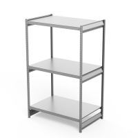 Стеллаж грузовой СГ Ультра (2500х1500х600) 3 яруса, цинк HV Market