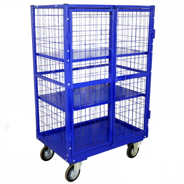 Шкаф сетчатый металлический ШСМ 6 (800х1200х1500) г/п 550 кг.200 черная резина HV Market