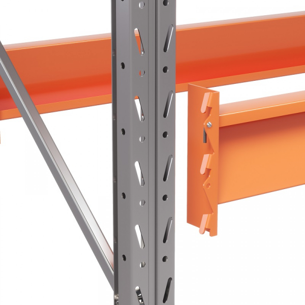 Секция приставная стеллажа металлического паллетного 4500х2700х1100 мм (85.1.5). Ярусы: пол+3 HV Market