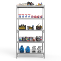 Стеллаж грузовой СГ Ультра (2500х1200х800) 5 ярусов, цинк HV Market