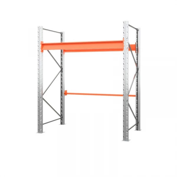 Стеллаж металлический паллетный 2000х1800х1100 мм (85.1.5). Ярусы: пол+1 HV Market