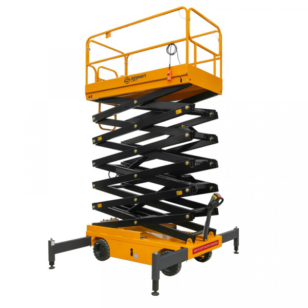Подъемник ножничный самоходный SJY-0.3-13A (300 кг; 12,8 м) SMARTLIFT HV Market