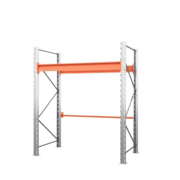 Стеллаж металлический паллетный 2000х1800х1100 мм. Ярусы: пол+1 HV Market