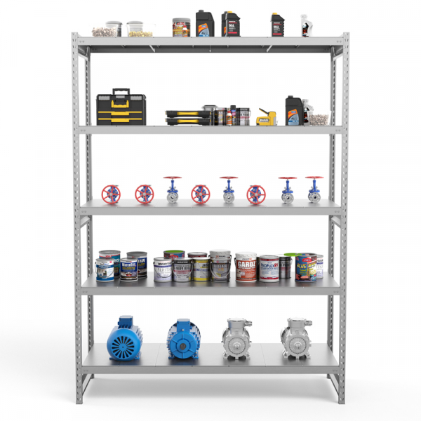 Стеллаж грузовой СГ Ультра (2500х2100х600) 5 ярусов, цинк HV Market