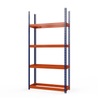 Стеллаж металлический Профи-Т для шин 2500x1240x455 мм. Ярусы:   4 шт. (Т-120/1-2,5 HV Market