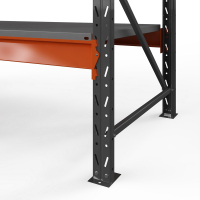 Стеллаж металлический ОПТИМА, 2000х2500х600 мм. Полки: 2 шт. металл HV Market