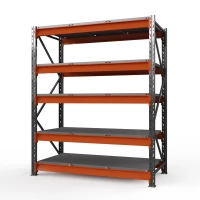 Стеллаж металлический ОПТИМА, 2500х2500х785 мм. Полки: 5 шт. метал. HV Market