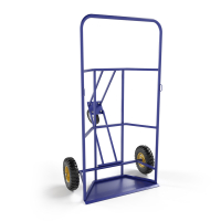 Тележка для перевозки двух газовых баллонов КП 2 г/п 220 кг. колеса пневматические 250 мм. HV Market