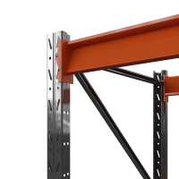 Стеллаж металлический ОПТИМА, 2000х2500х600 мм. Полки: 2 шт. без настила HV Market