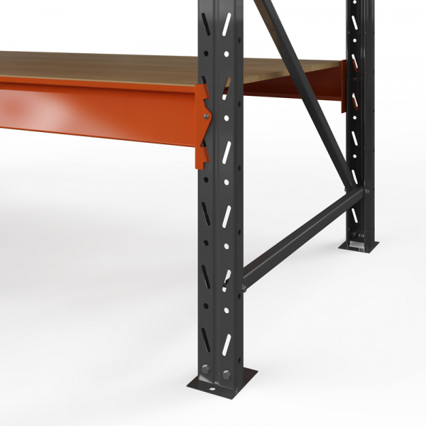 Стеллаж металлический ОПТИМА, 2000х1530х785 мм. Полки: 2 шт. фанера HV Market