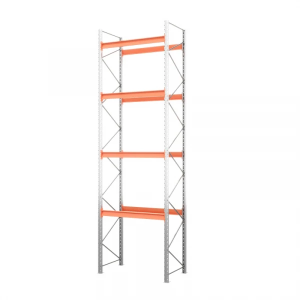 Стеллаж металлический паллетный 6000х1800х1100 мм. Ярусы: пол+4 HV Market