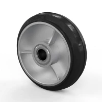 Колесо для гидравлической тележки, 160x50 мм, алюминий/резина (с подшипниками) HV Market