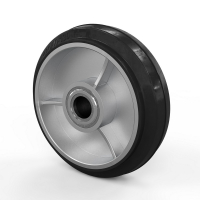 Колесо для гидравлической тележки, 160x50 мм, алюминий/резина (с подшипниками) HV Market