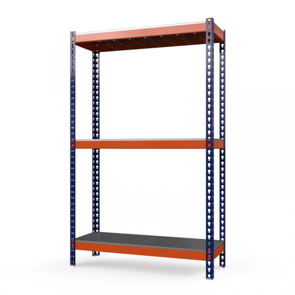 Стеллаж Профи Т (2000/1240/455), 4 яруса металл оц. перф. HV Market