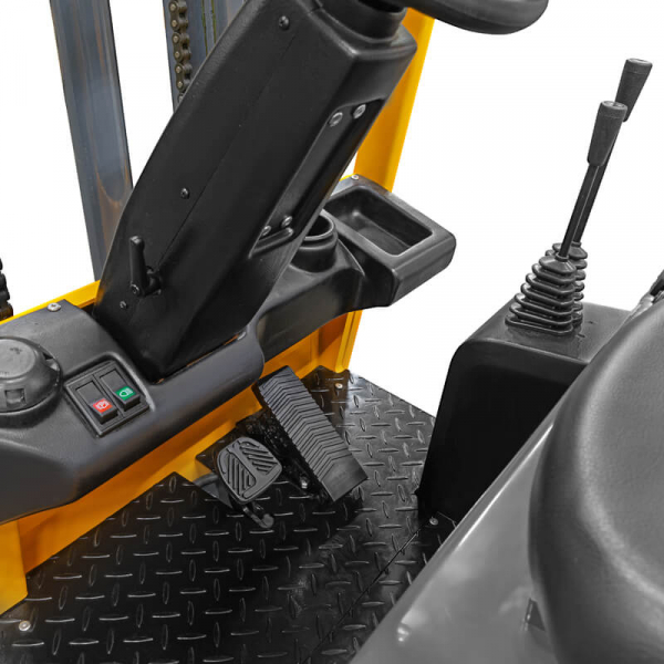 Электропогрузчик трёхопорный TKA15H (1500 кг, 2,7 м, 24В / 350Ач) SMARTLIFT