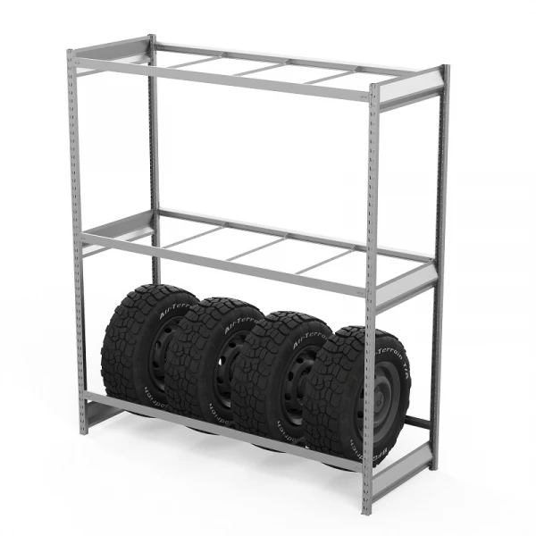 Стеллаж грузовой СГ Ультра (2500х1800х800) 3 яруса, без настила, для шин, дисков, колес HV Market