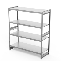 Стеллаж грузовой СГ Ультра (2500х1800х600) 4 яруса, цинк HV Market