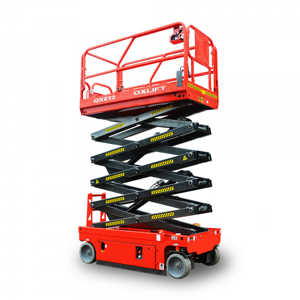 Самоходный ножничный подъемник QXE 12320H OXLIFT 10000 мм 320 кг
