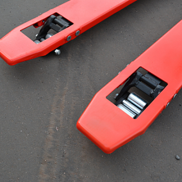 Ручная гидравлическая тележка низкопрофильная OXLIFT OX10-L35 35 мм 1000 кг HV Market